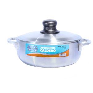 Caldero de Aluminio Eurokitchen Tapa de Aluminio No. 20