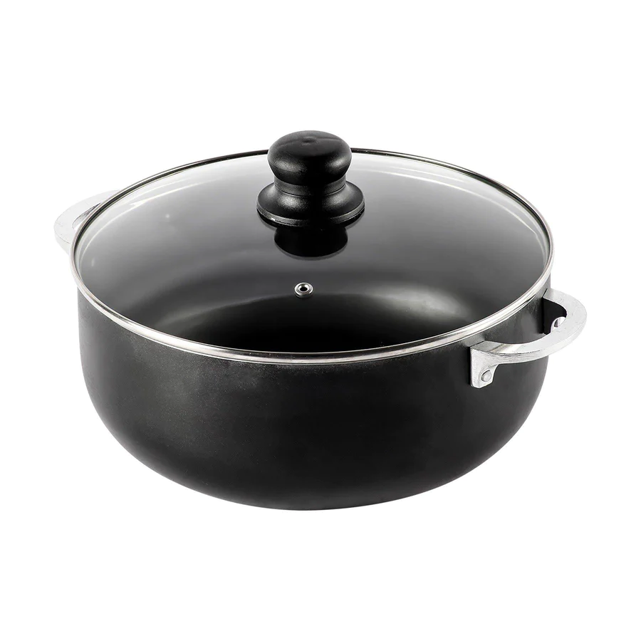 Caldero de Teflon Eurokitchen Tapa de Cristal No. 26